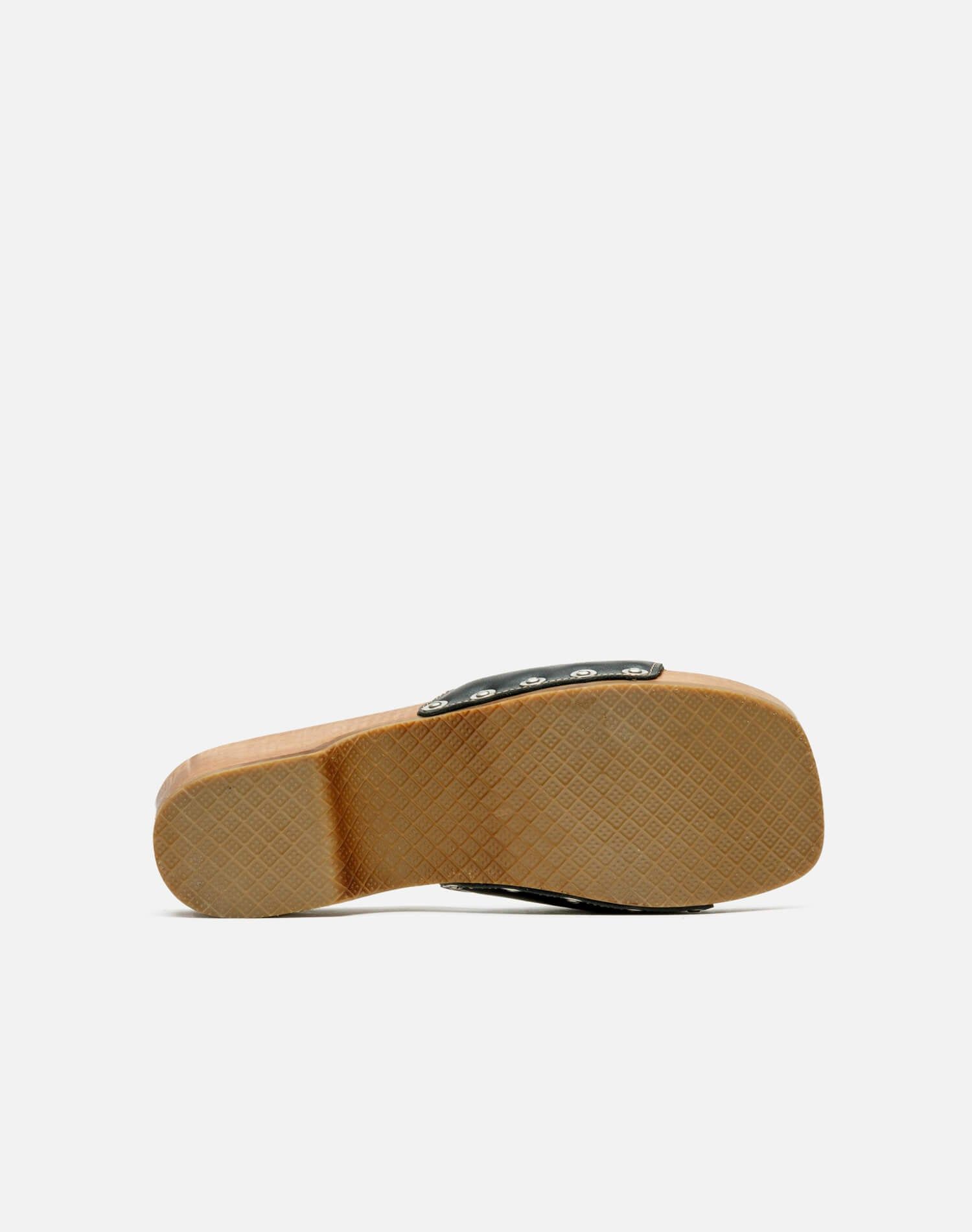 Scholl Clog Sandal - Black Leather sold by Re/Done product image thumbnail 5