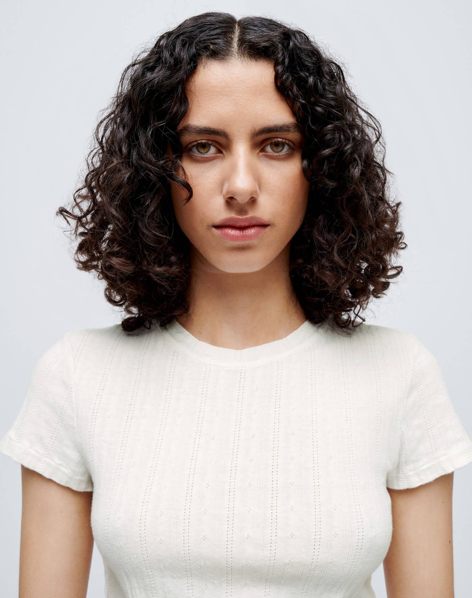 Pointelle Baby Tee - Vintage White sold by Re/Done product image thumbnail 3