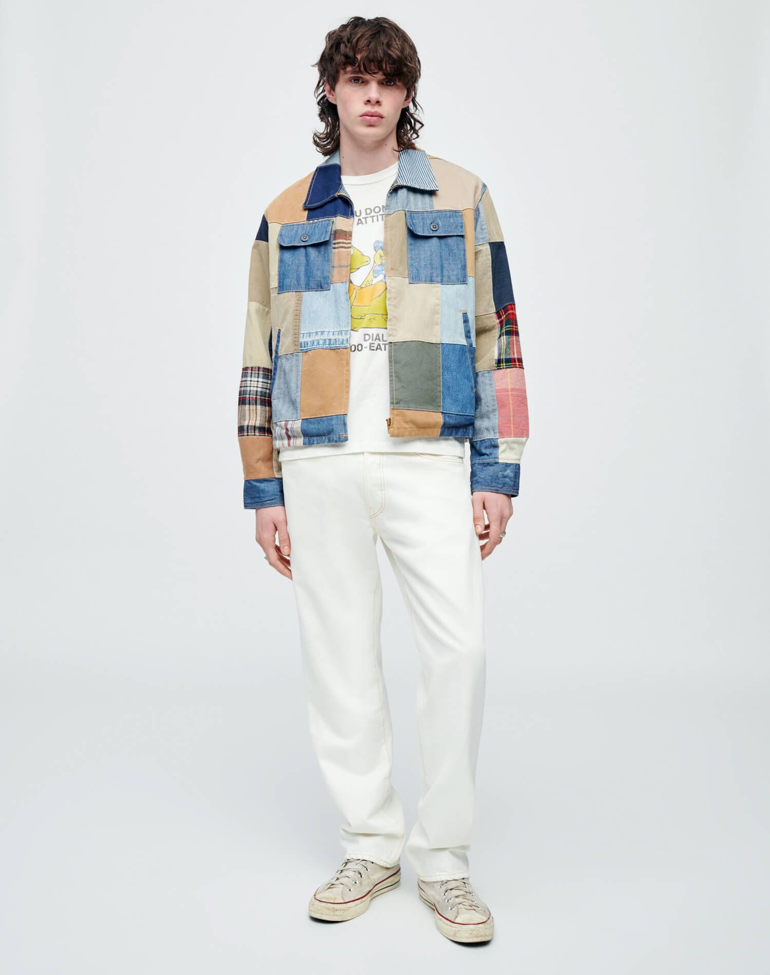 Jacko Of Many Colors - Indigo/Multi sold by Re/Done