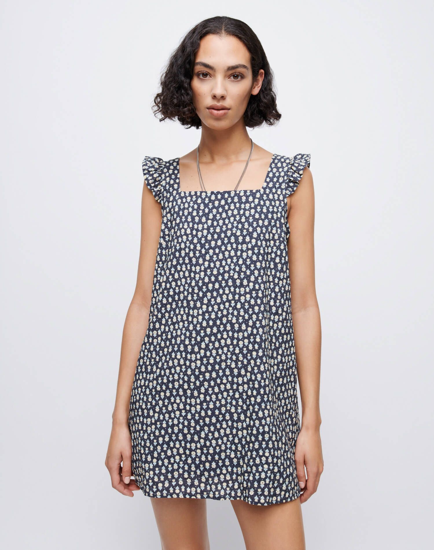 90s Shift Dress - Navy Floral sold by Re/Done product image thumbnail 3