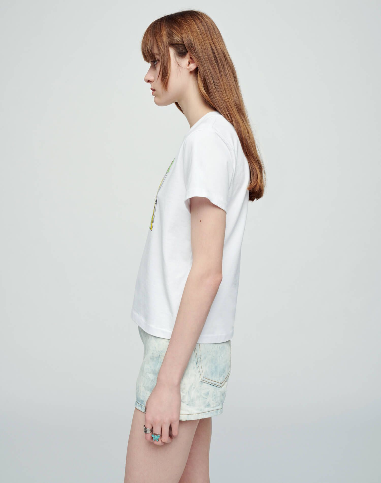 Classic "I'm Back" Tee - Optic White sold by Re/Done product image thumbnail 6