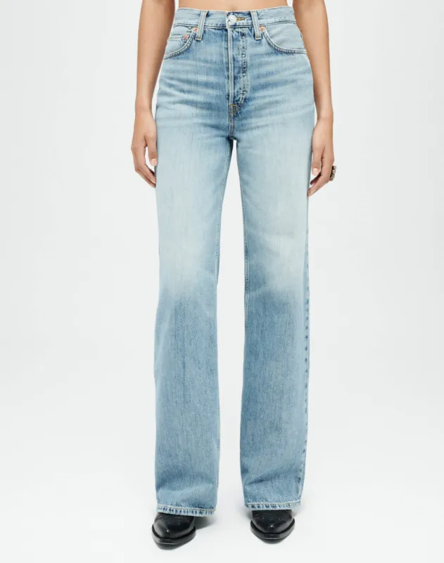 70s Ultra High Rise Wide Leg - Sunfaded Flow sold by Re/Done