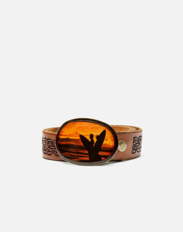 70s Pacifica Surf Sunset Belt sold by Re/Done