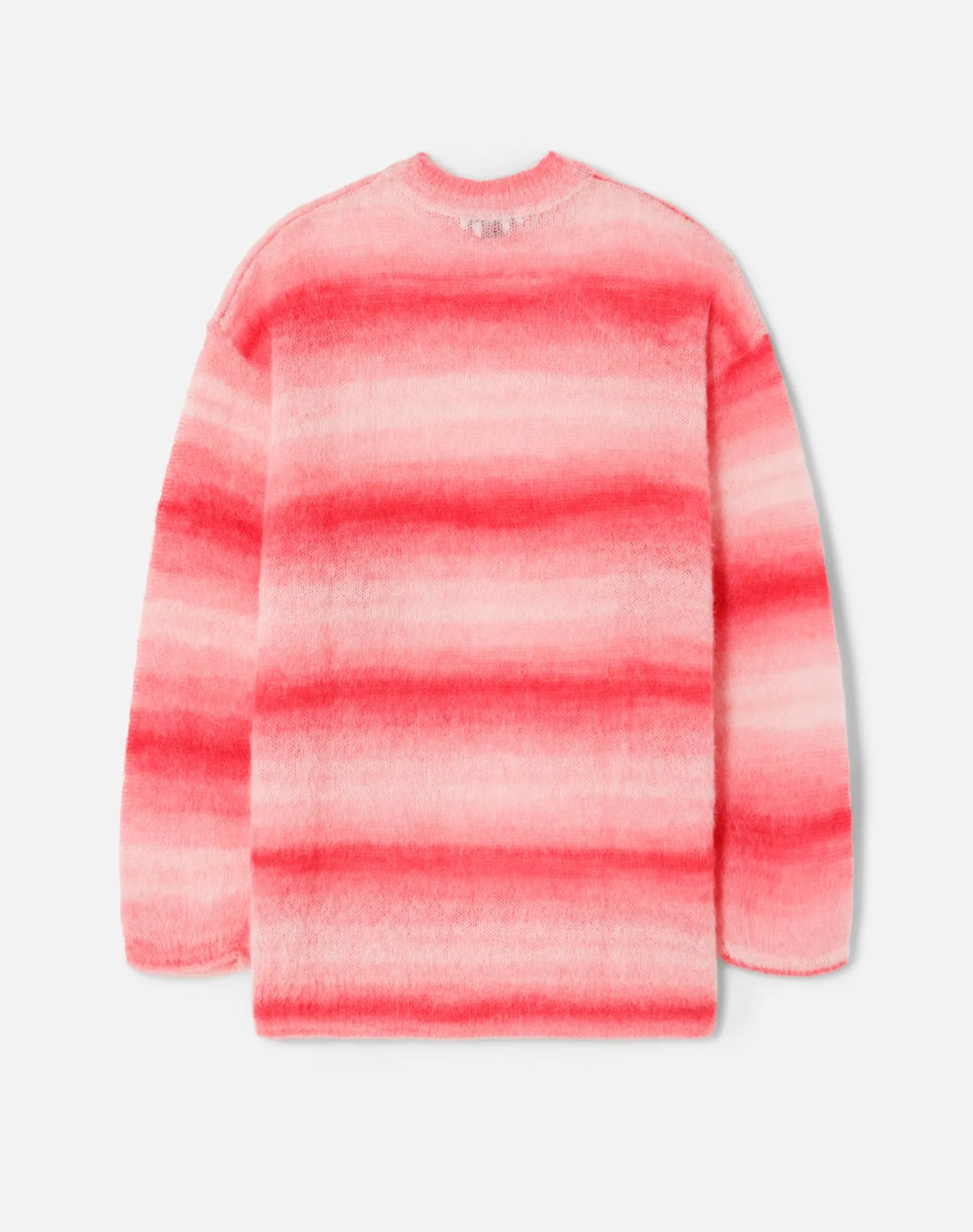 Oversized Crewneck Sweater - Red Space Dye sold by Re/Done product image thumbnail 2