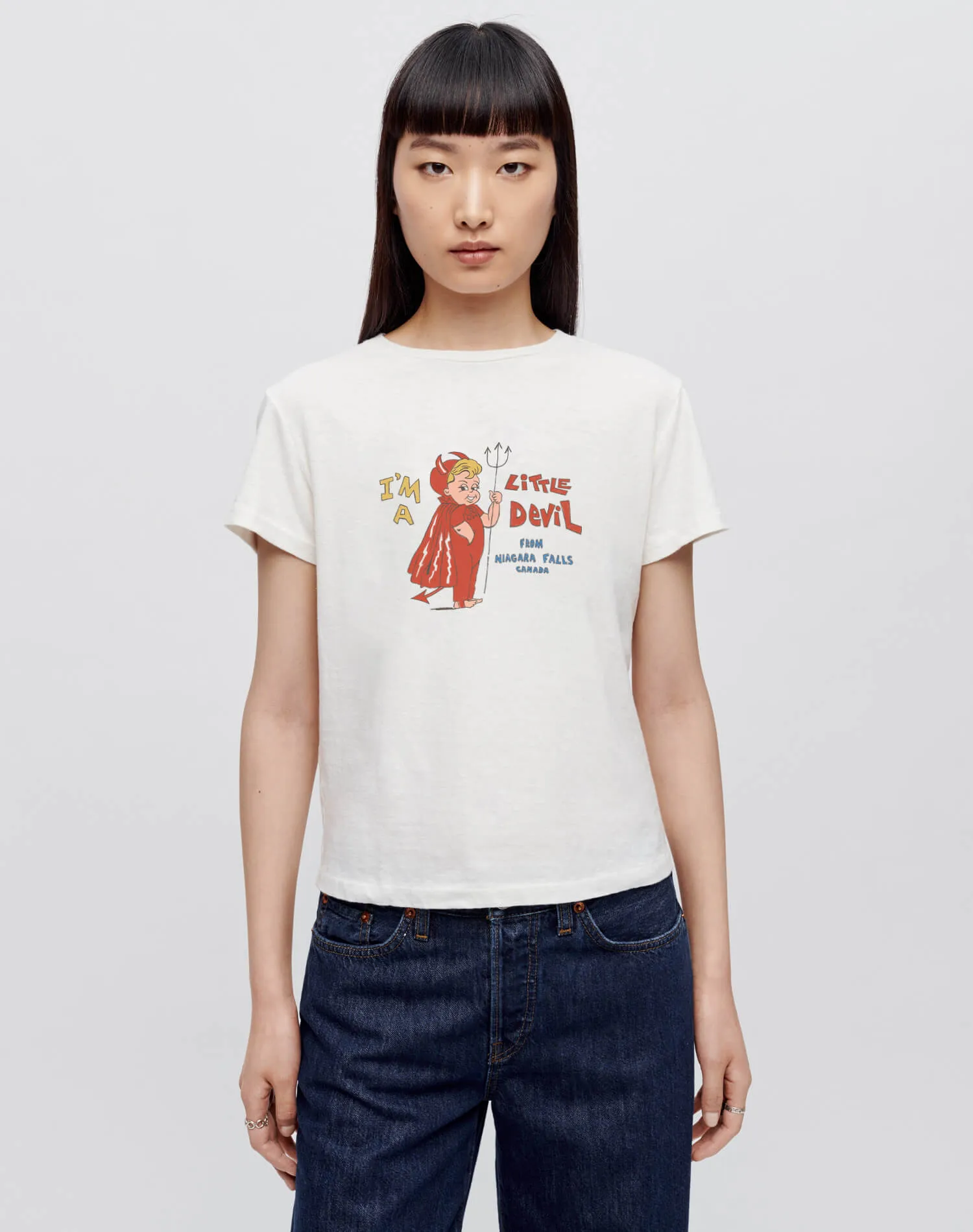 RED LITTLE DEVIL TEE | NIL DUE / NIL UN TOKYO