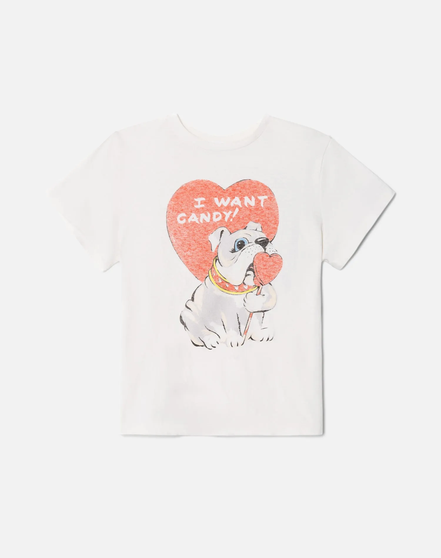 Classic "I Want Candy" Tee - Vintage White sold by Re/Done product image thumbnail 5