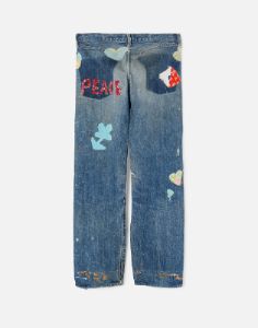 60s Levi's Big E Jeans with Patchwork sold by Re/Done