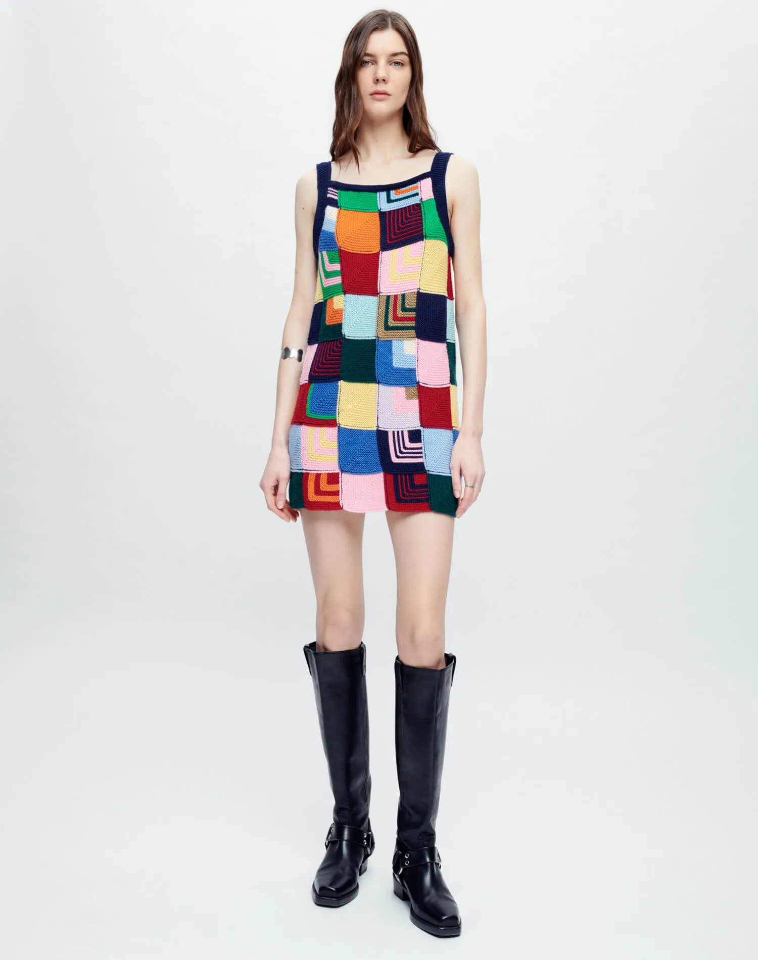 Patchwork Dress - Multi sold by Re/Done product image thumbnail 4
