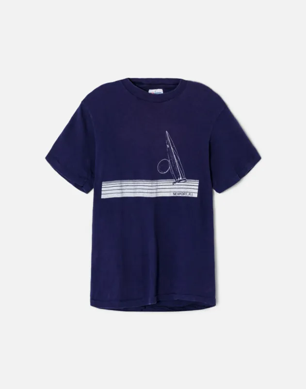 80s Hanes Newport RI Tee sold by Re/Done