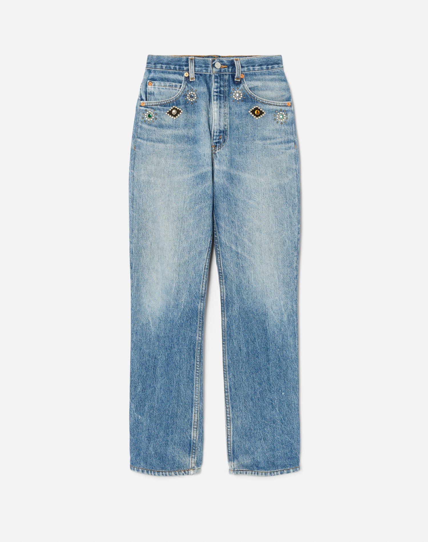 Levi's 70s Straight - Indigo Stud sold by Re/Done