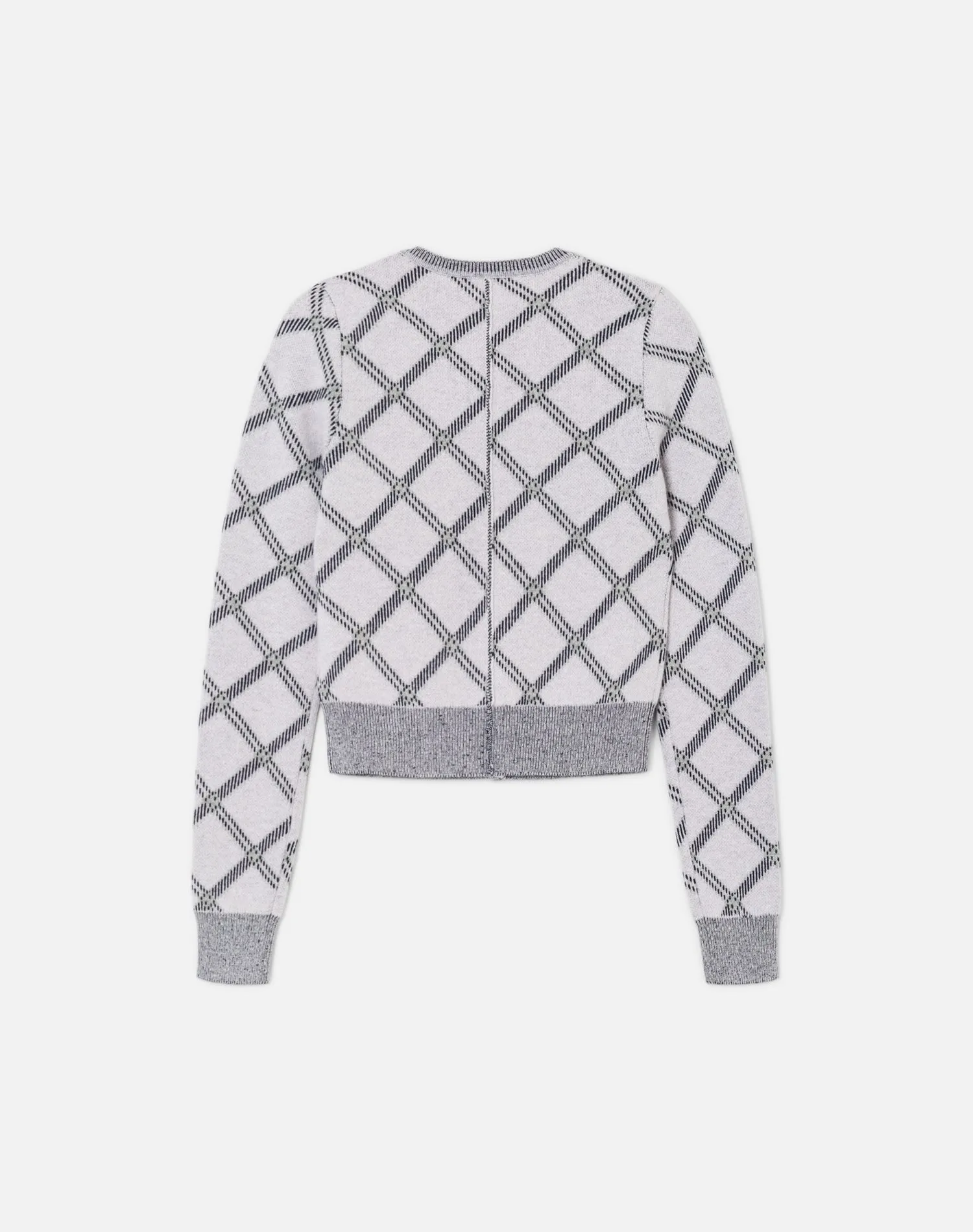 Cropped Crewneck Cardi - Lavender Combo sold by Re/Done product image thumbnail 2