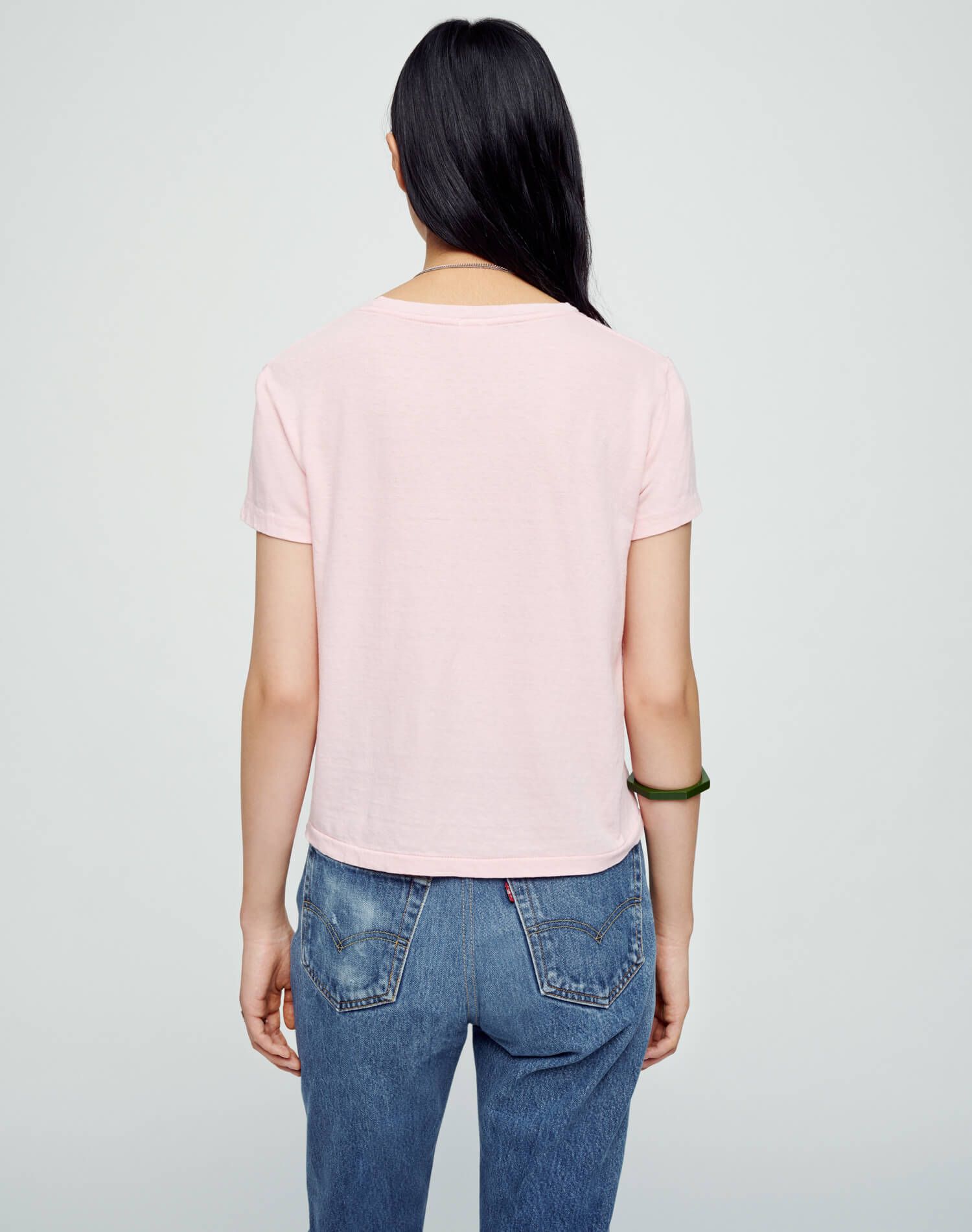Classic "Mindreader" Tee - Pink sold by Re/Done product image thumbnail 5