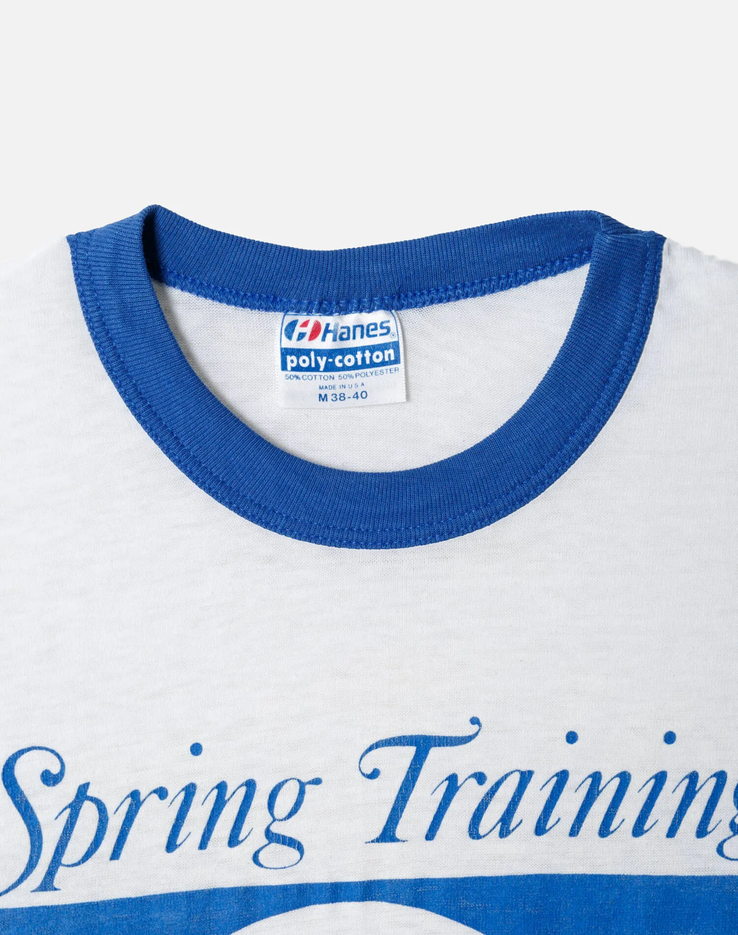 80s Hanes Dodgers Ringer Tee sold by Re/Done product image thumbnail 3