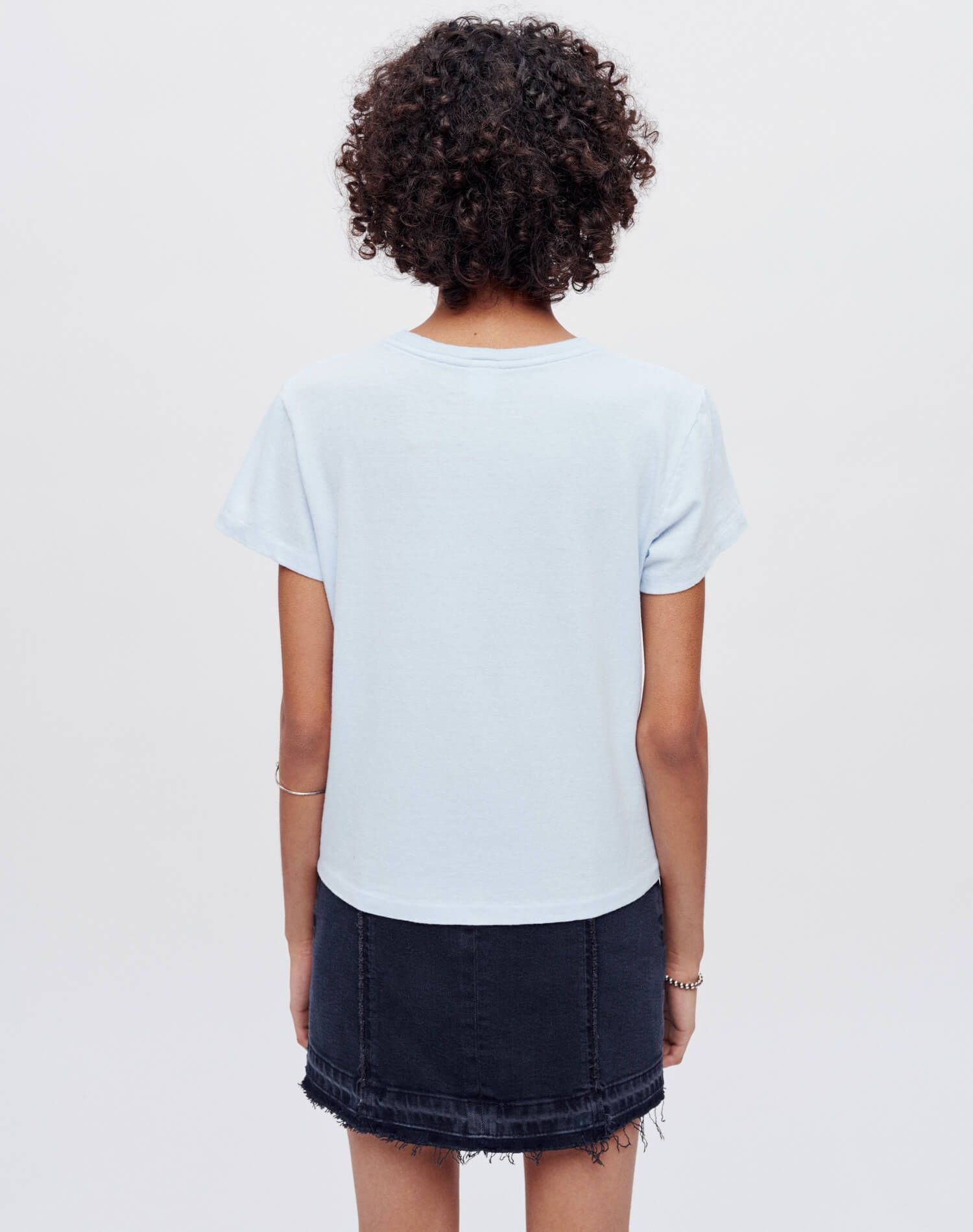 Classic "Snoopy Love" Tee - Baby Blue sold by Re/Done product image thumbnail 4