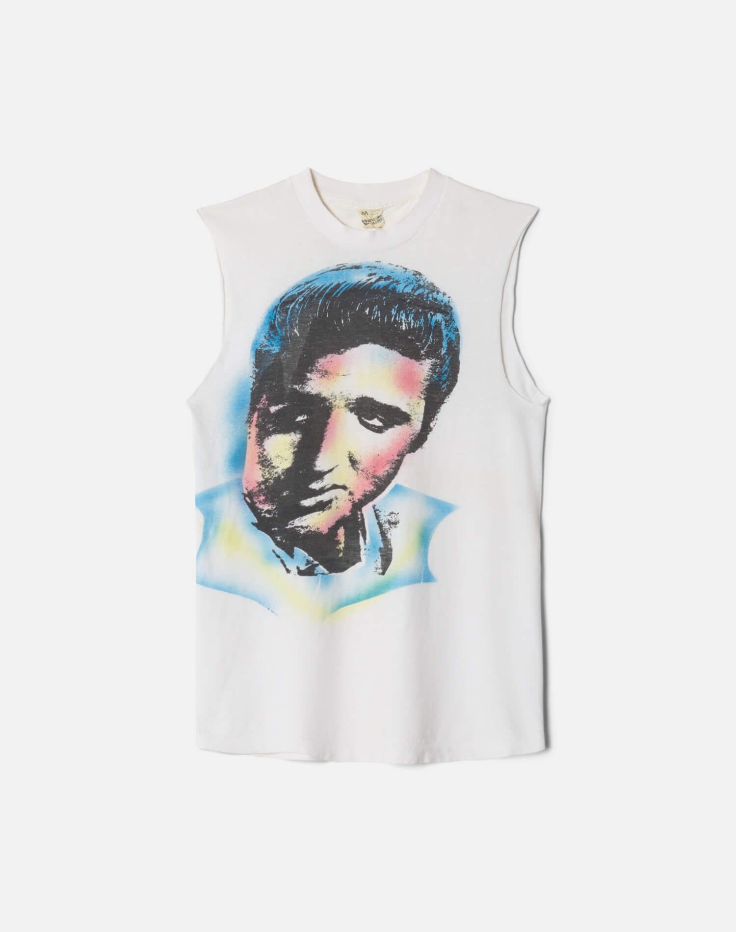 70s Elvis Airbrush Cut Off Tee sold by Re/Done