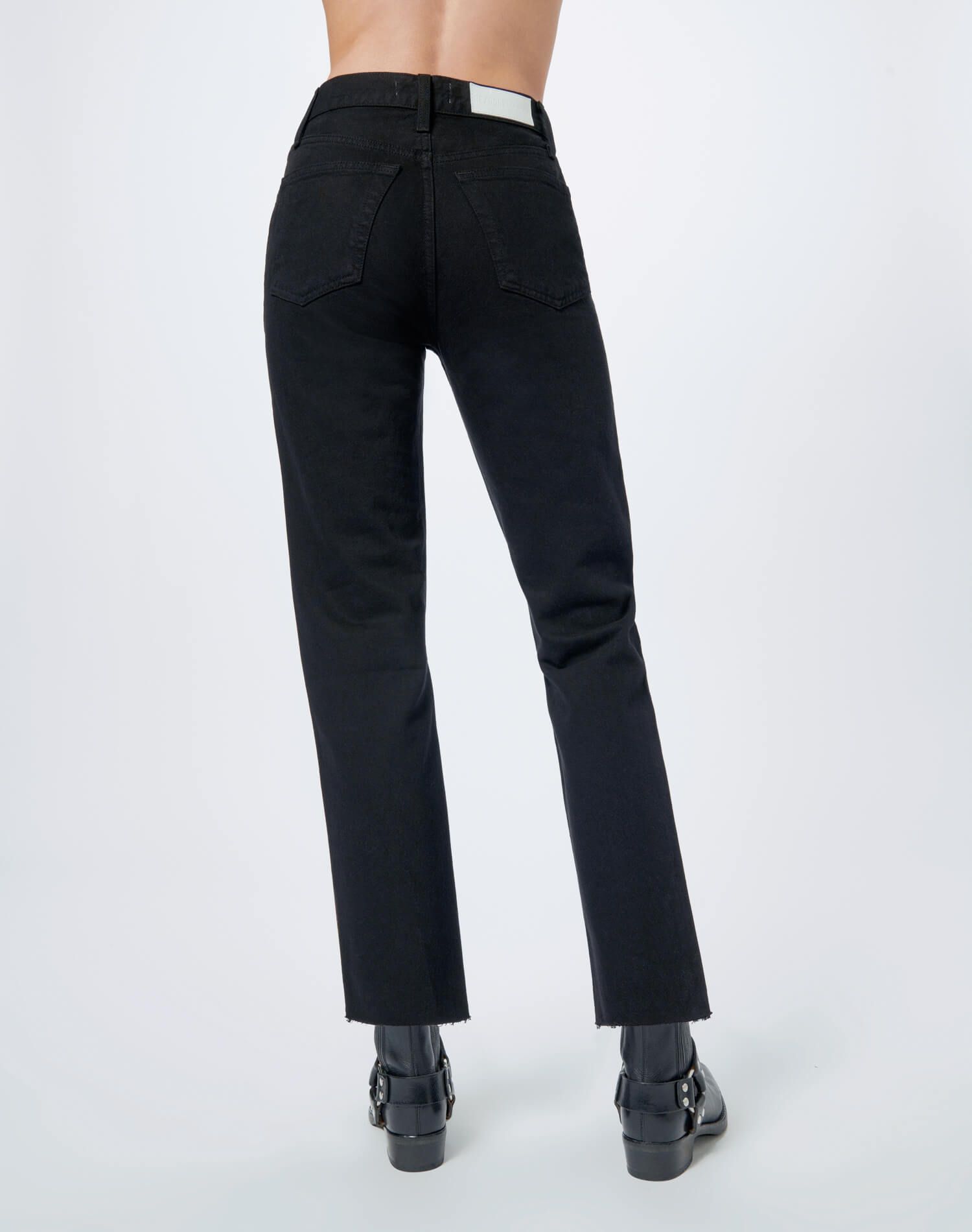 High Rise Stove Pipe - Black sold by Re/Done product image thumbnail 3