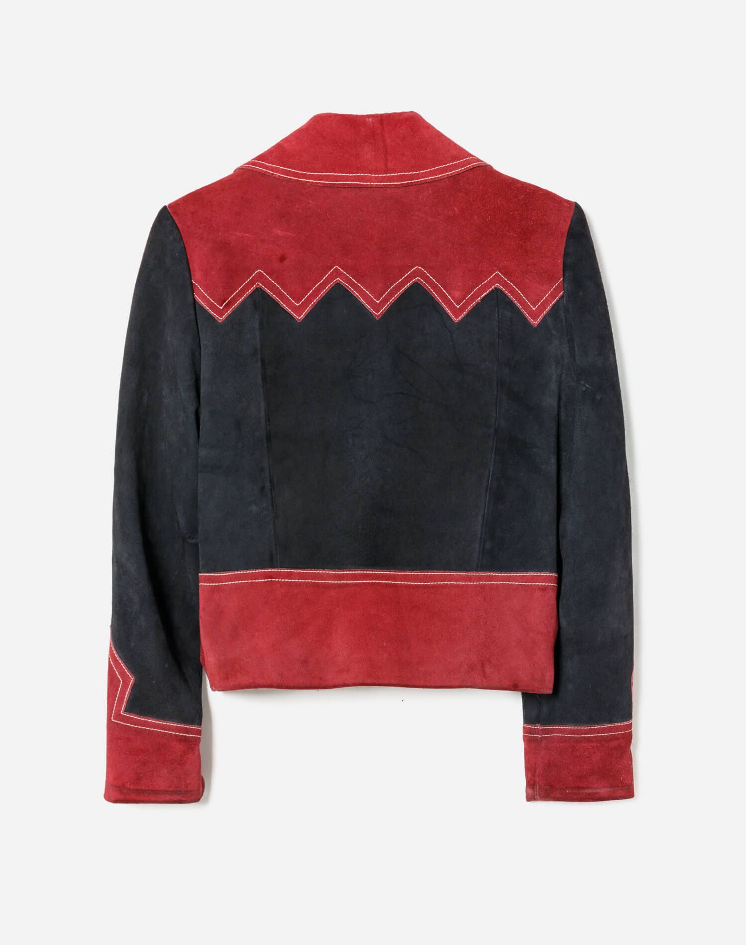 50s Suede Two-Tone Jacket sold by Re/Done product image thumbnail 2