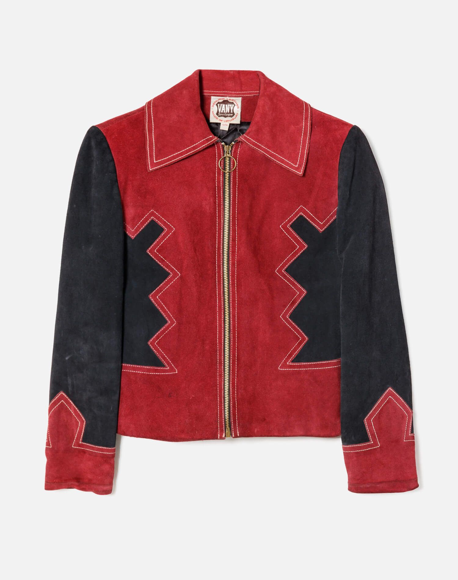 50s Suede Two-Tone Jacket sold by Re/Done