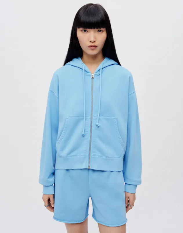 Hanes Relaxed Zip Hoodie - Carolina Blue made by Hanes