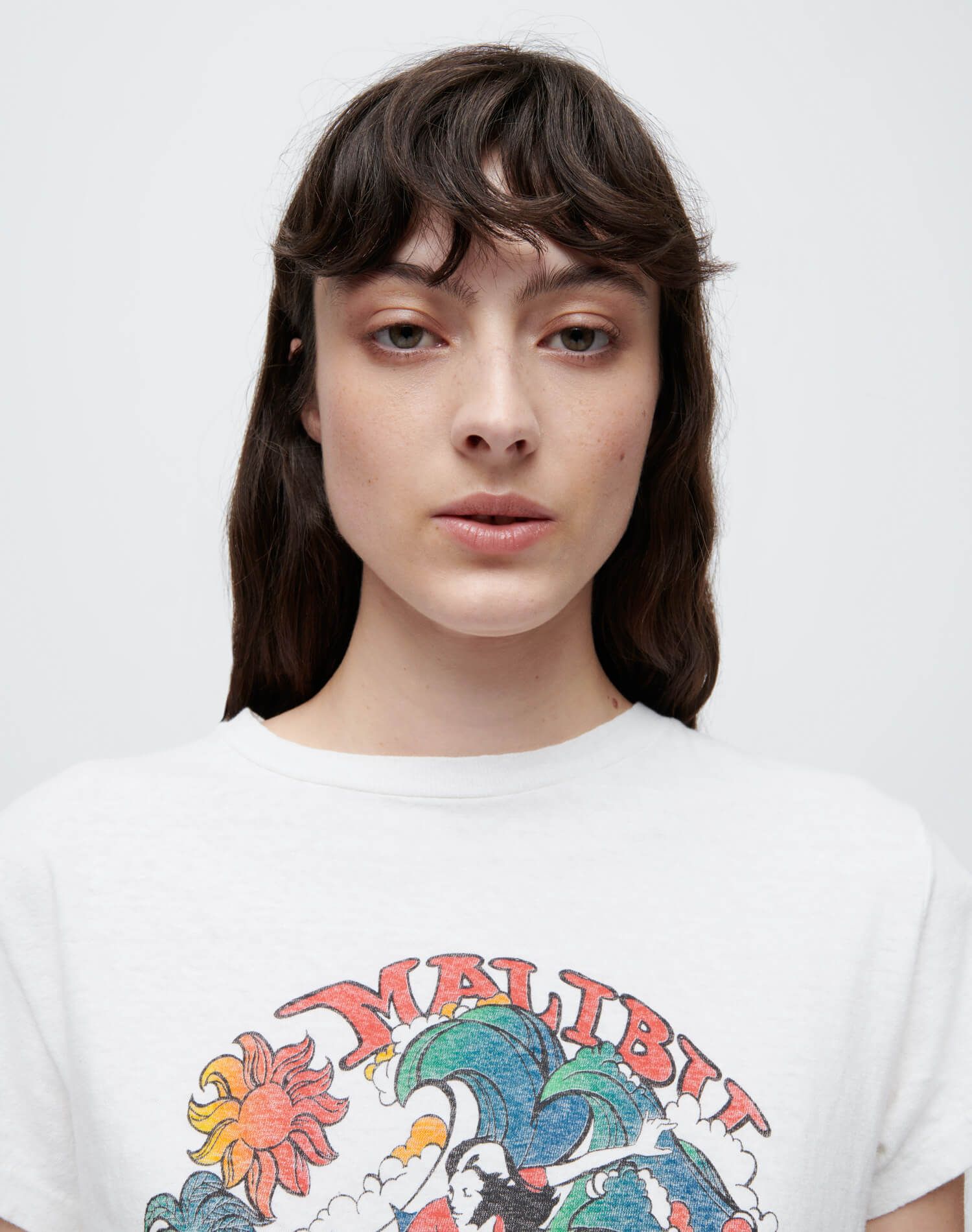 Classic "Malibu" Tee - Vintage White sold by Re/Done product image thumbnail 3