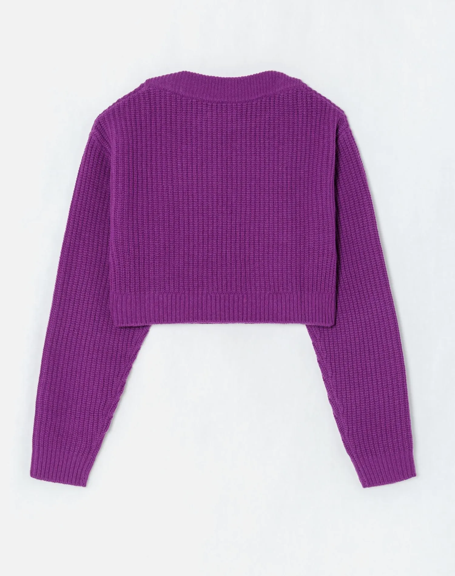 Cropped Boatneck Pullover - Purple sold by Re/Done product image thumbnail 2