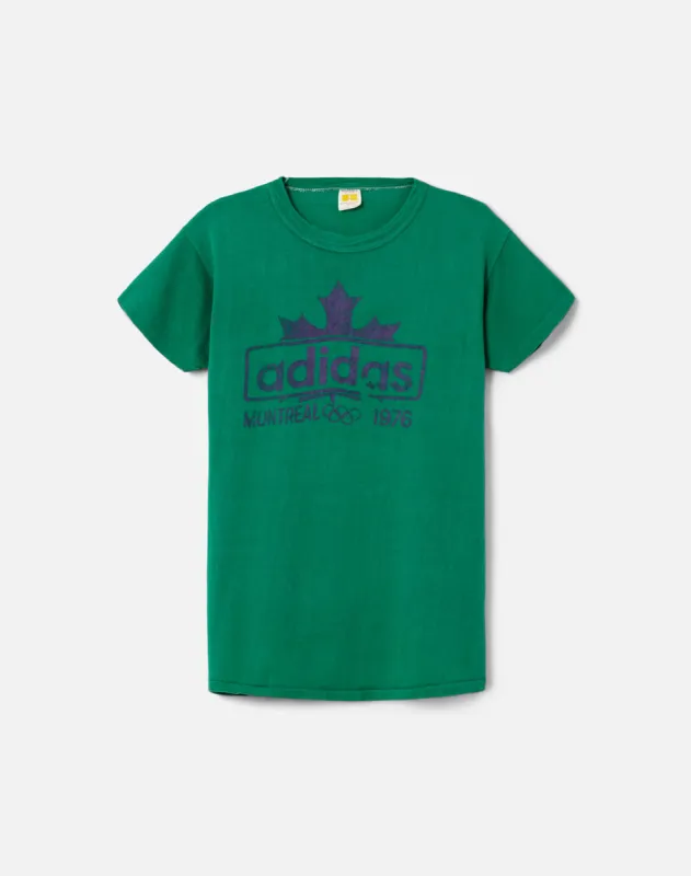 70s Adidas Montreal Olympics Tee sold by Re/Done
