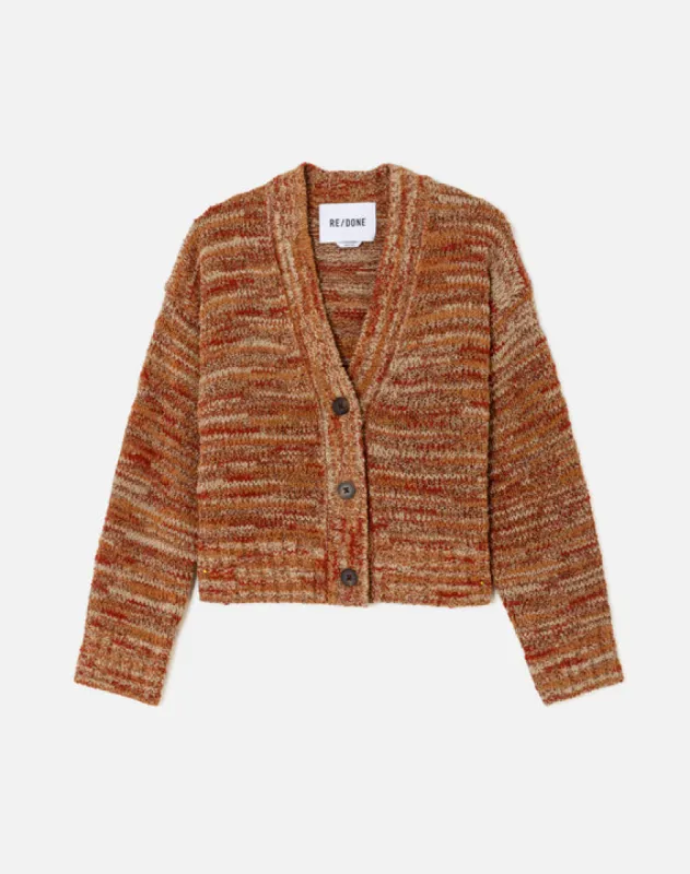 90s Crop Cardigan - Terra Multi sold by Re/Done