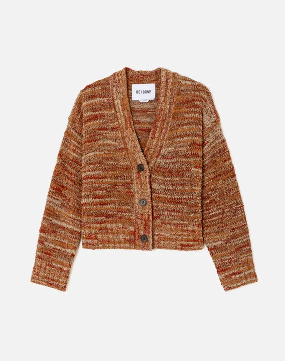 90s Crop Cardigan - Terra Multi sold by Re/Done