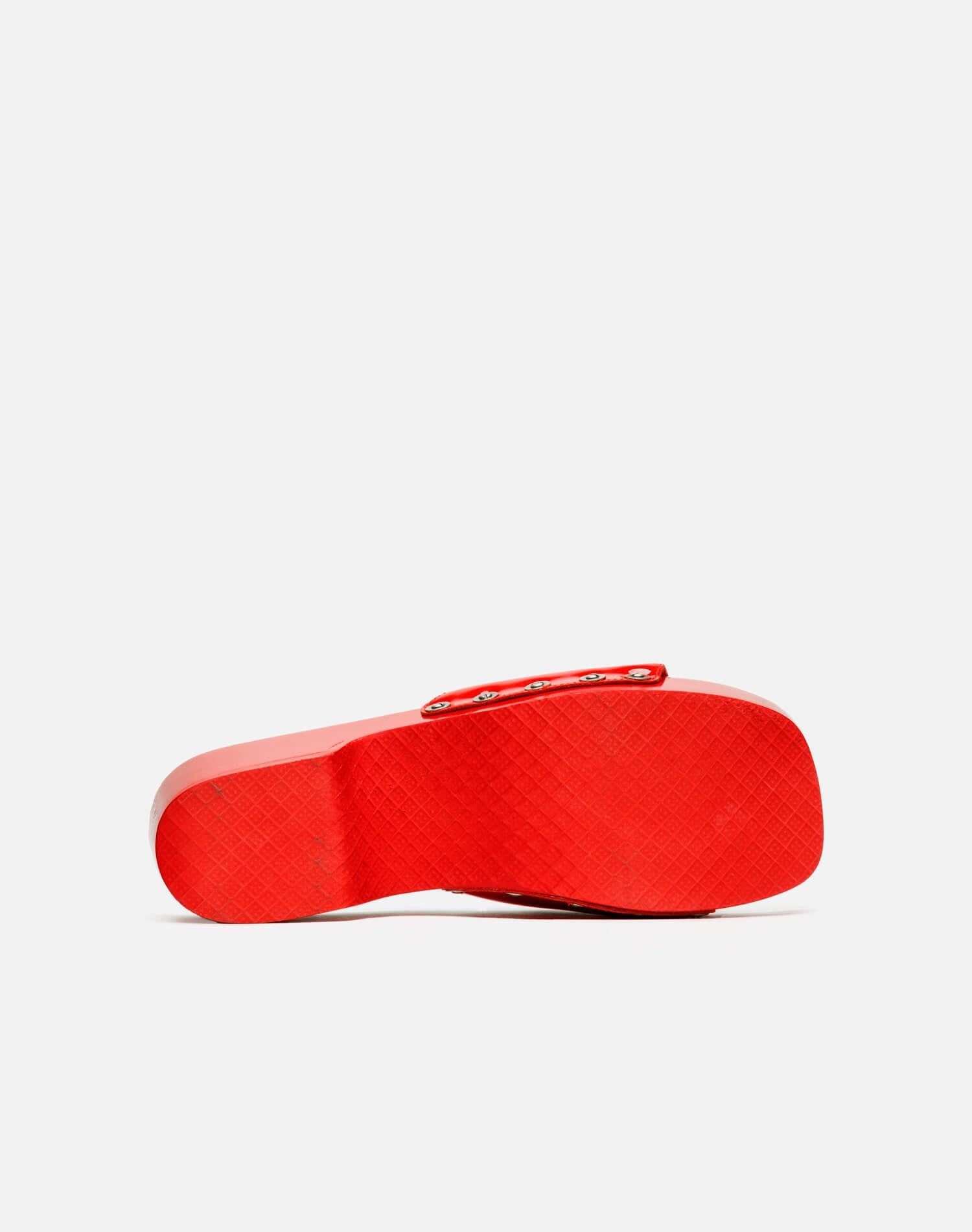 Scholl Clog Sandal - Red Patent sold by Re/Done product image thumbnail 5