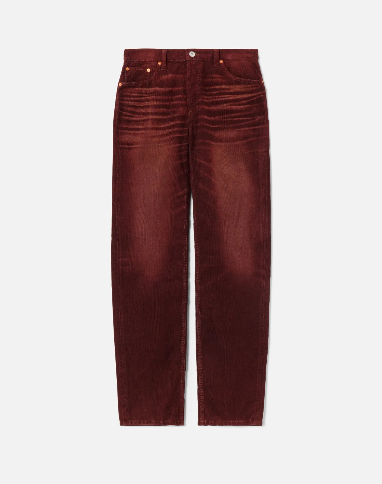 Loose Long - Distressed Burgundy sold by Re/Done