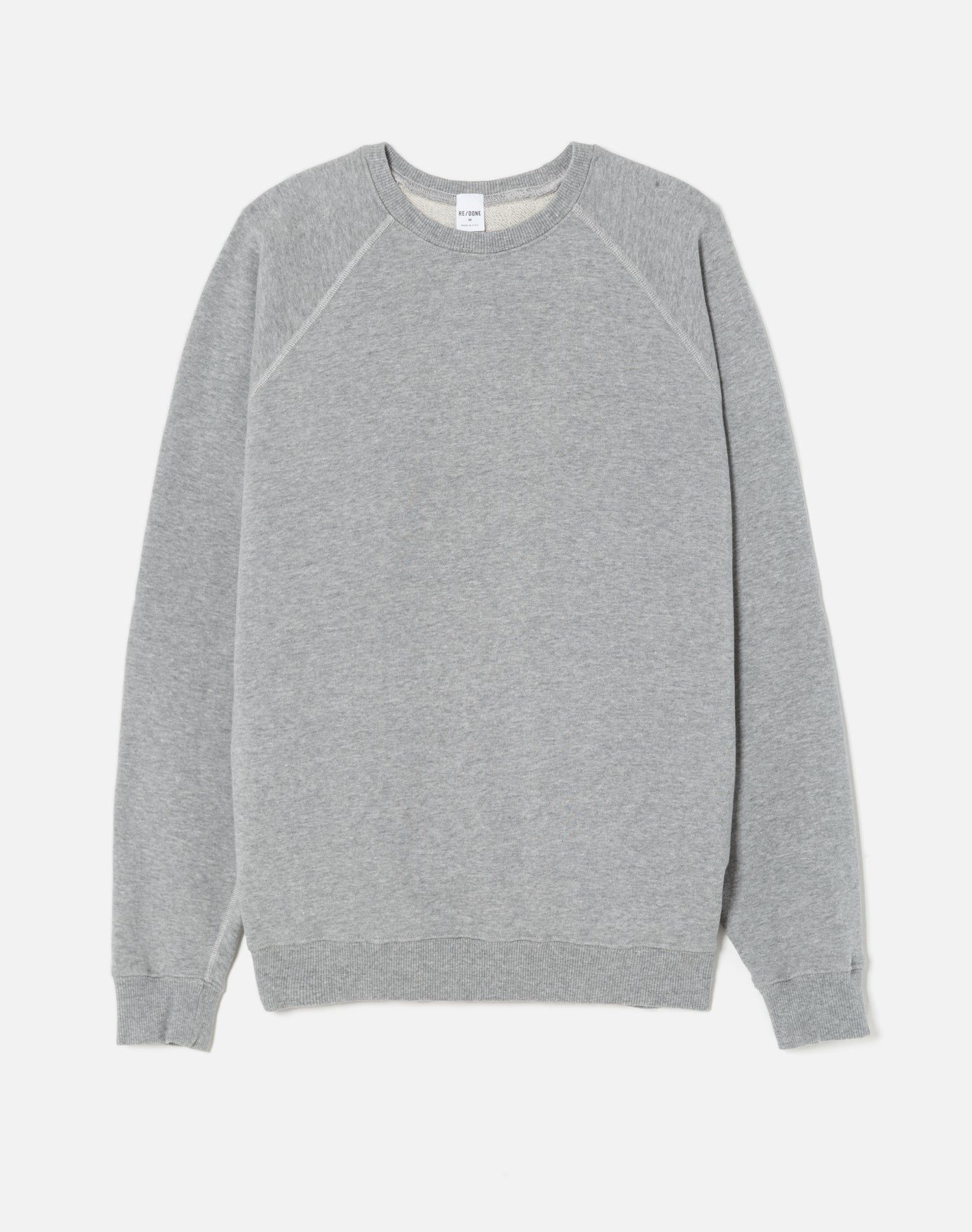 50s Crewneck Sweatshirt - Heather Grey sold by Re/Done