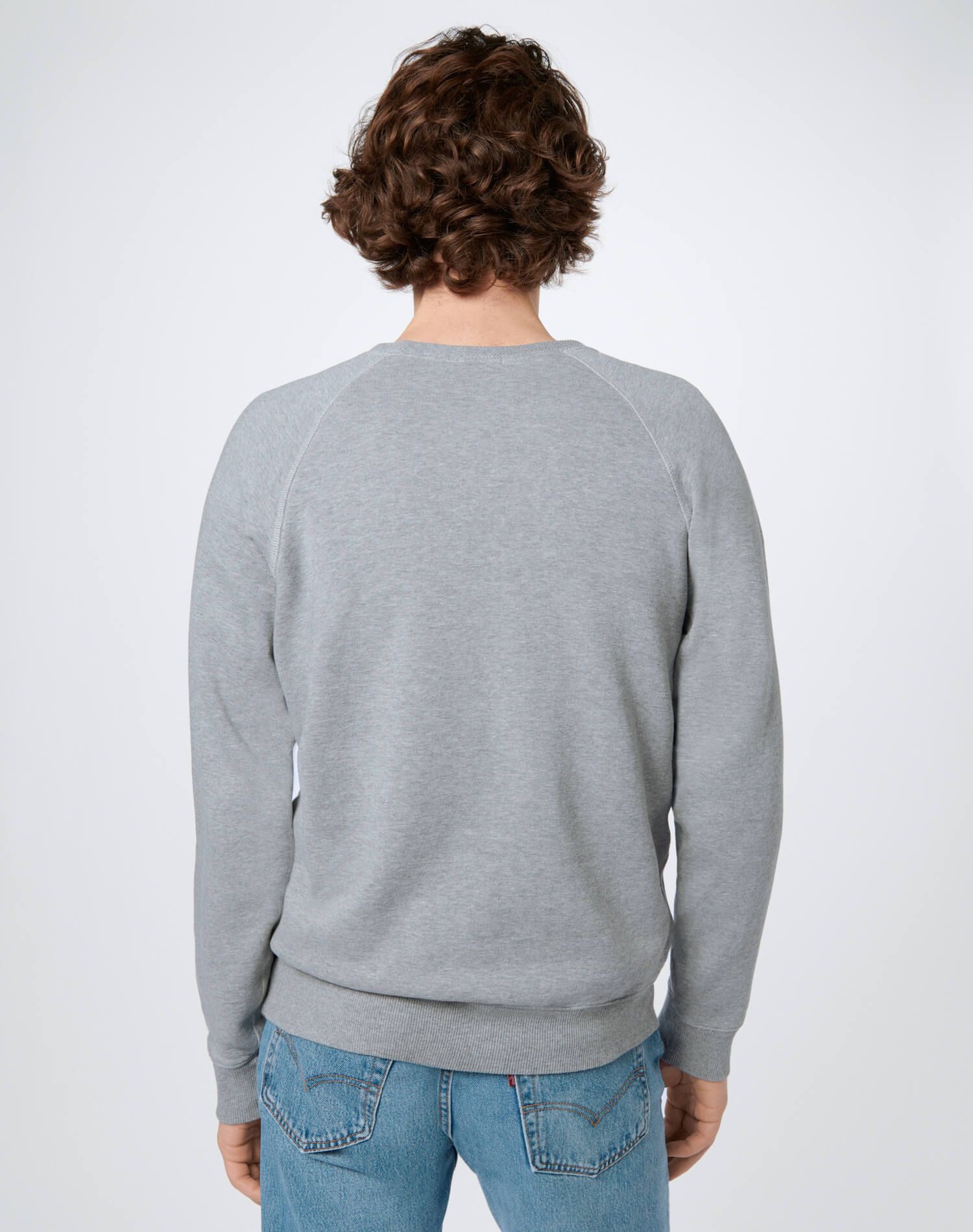 50s Crewneck Sweatshirt - Heather Grey sold by Re/Done product image thumbnail 6