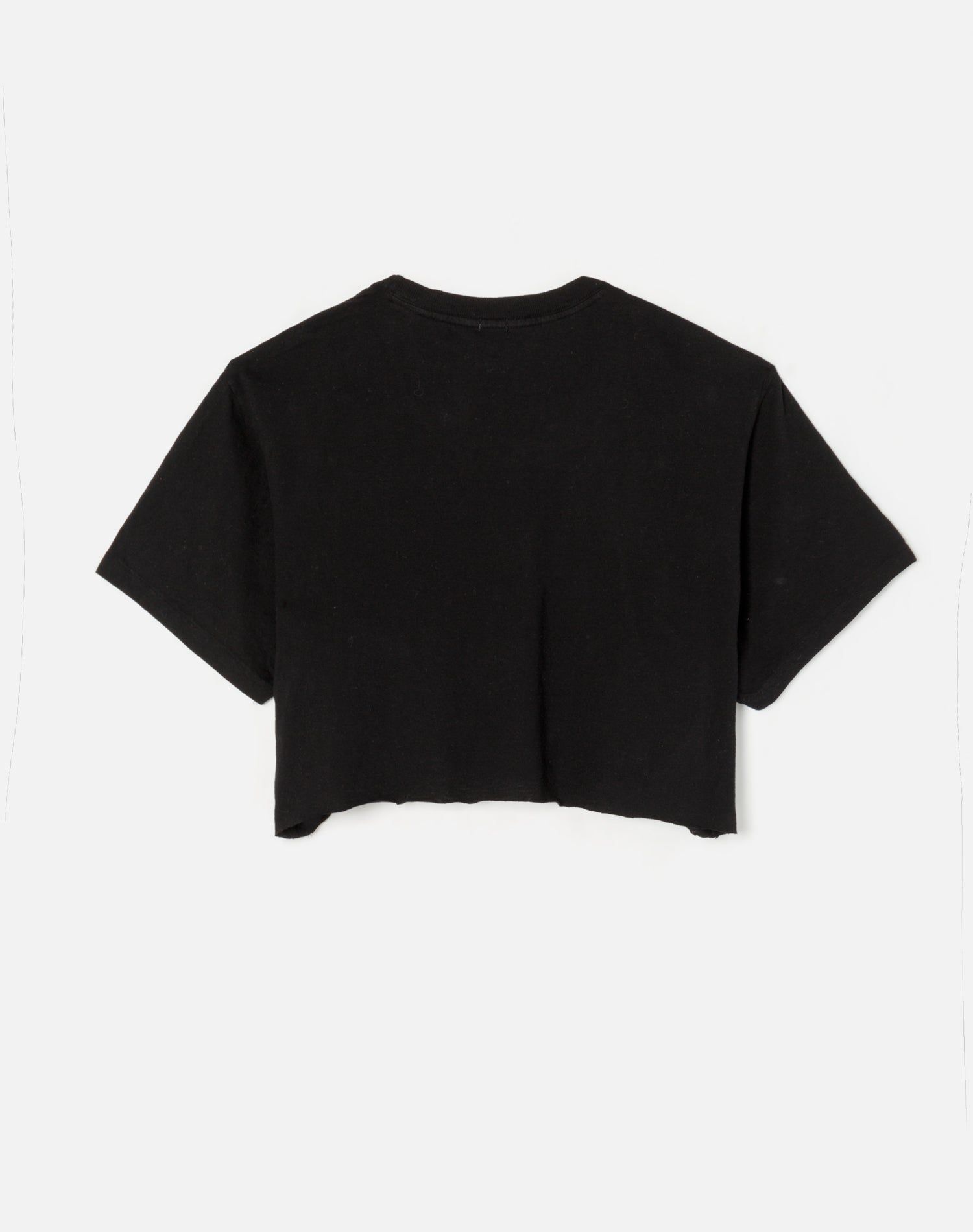 Cropped Loose Tee - Black sold by Re/Done product image thumbnail 2
