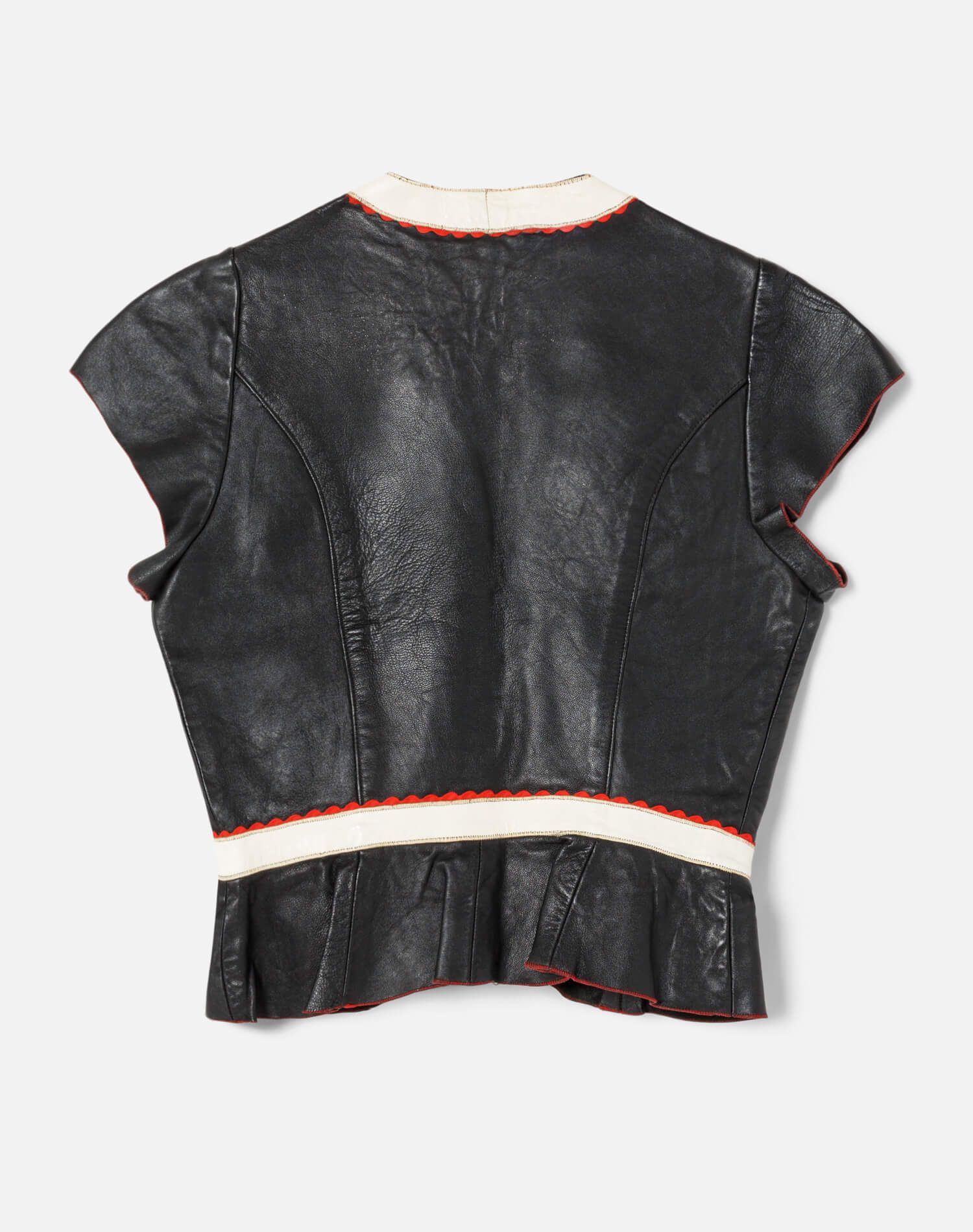 70s Leather Top sold by Re/Done product image thumbnail 2
