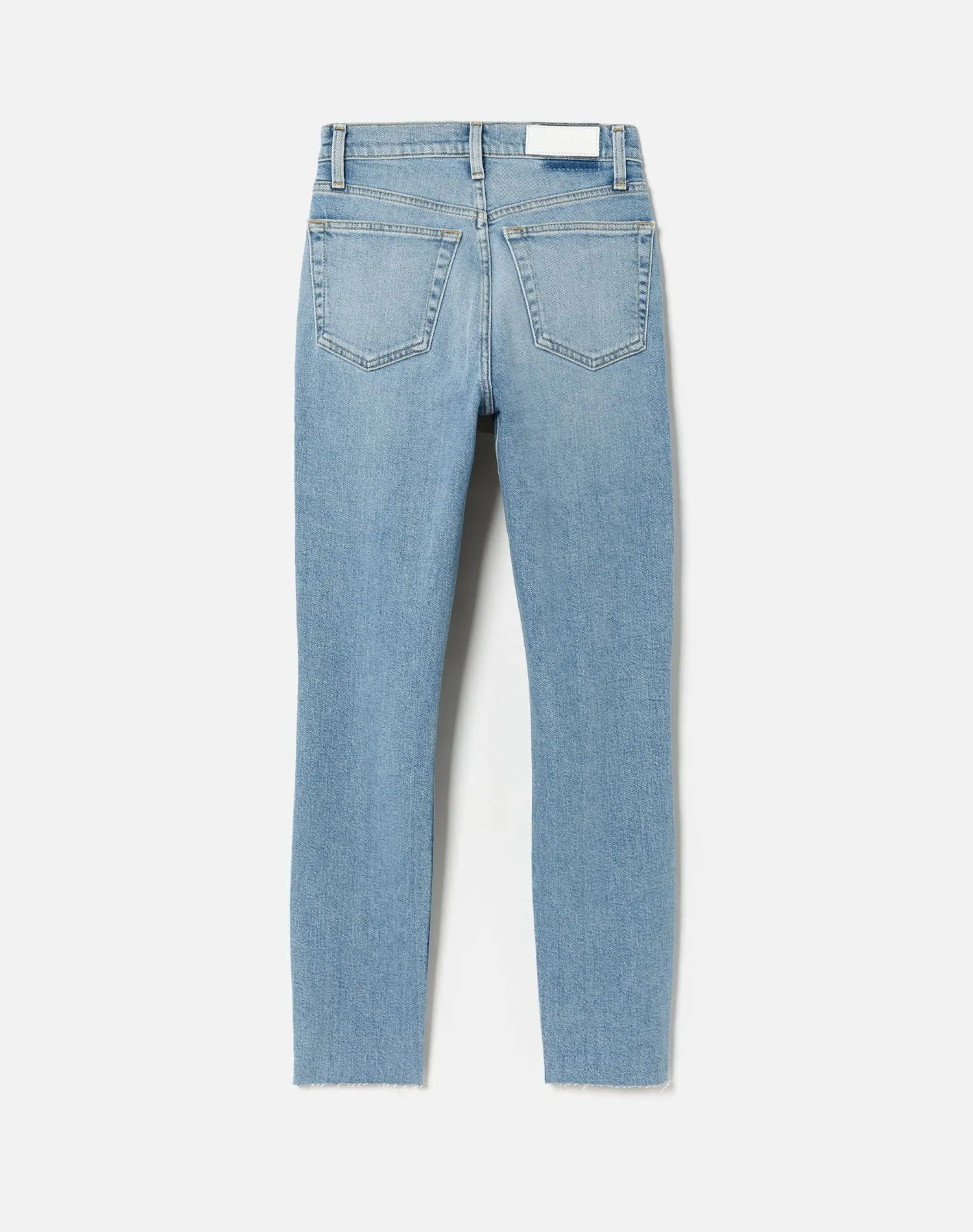 Comfort Stretch High Rise Ankle Crop - Light Dusk Destroy sold by Re/Done product image thumbnail 2