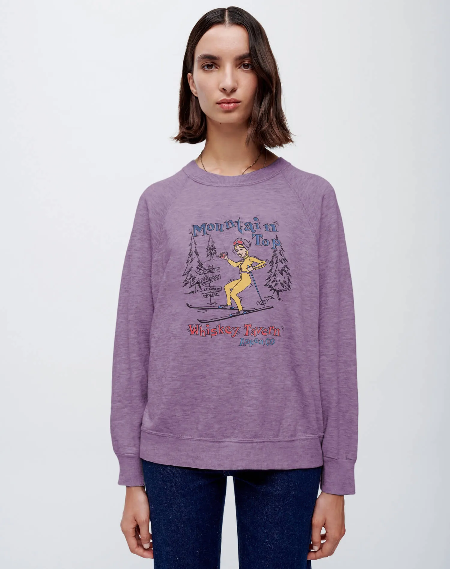 Upcycled "Aspen" Sweatshirt - Assorted sold by Re/Done