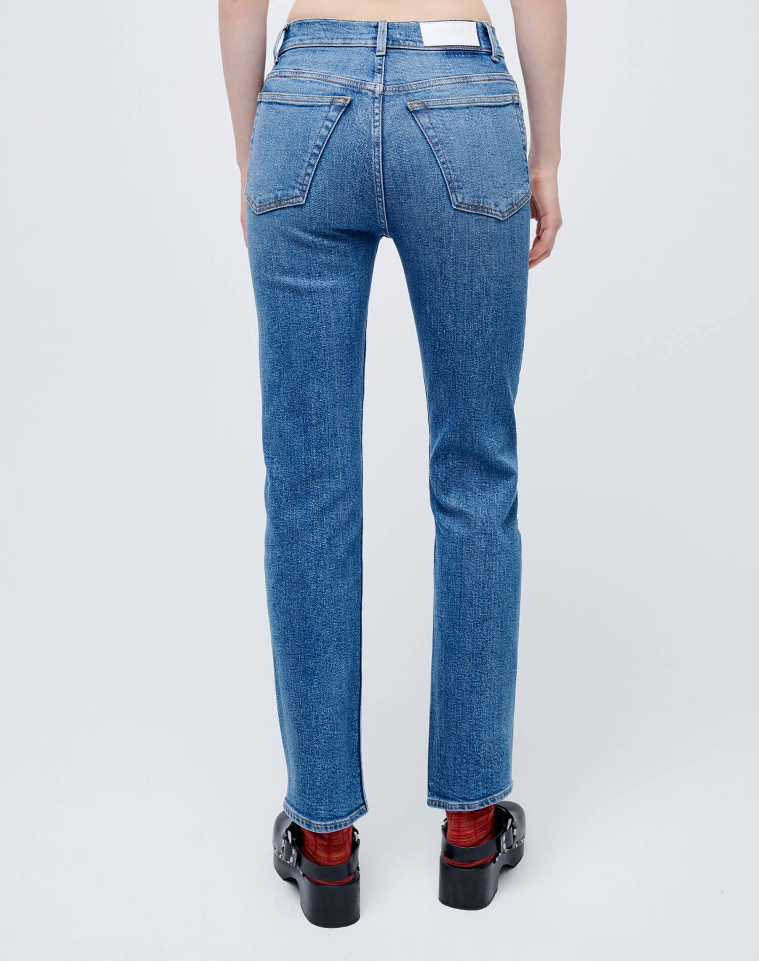 Extra Stretch 70s Straight - Laguna sold by Re/Done product image thumbnail 4