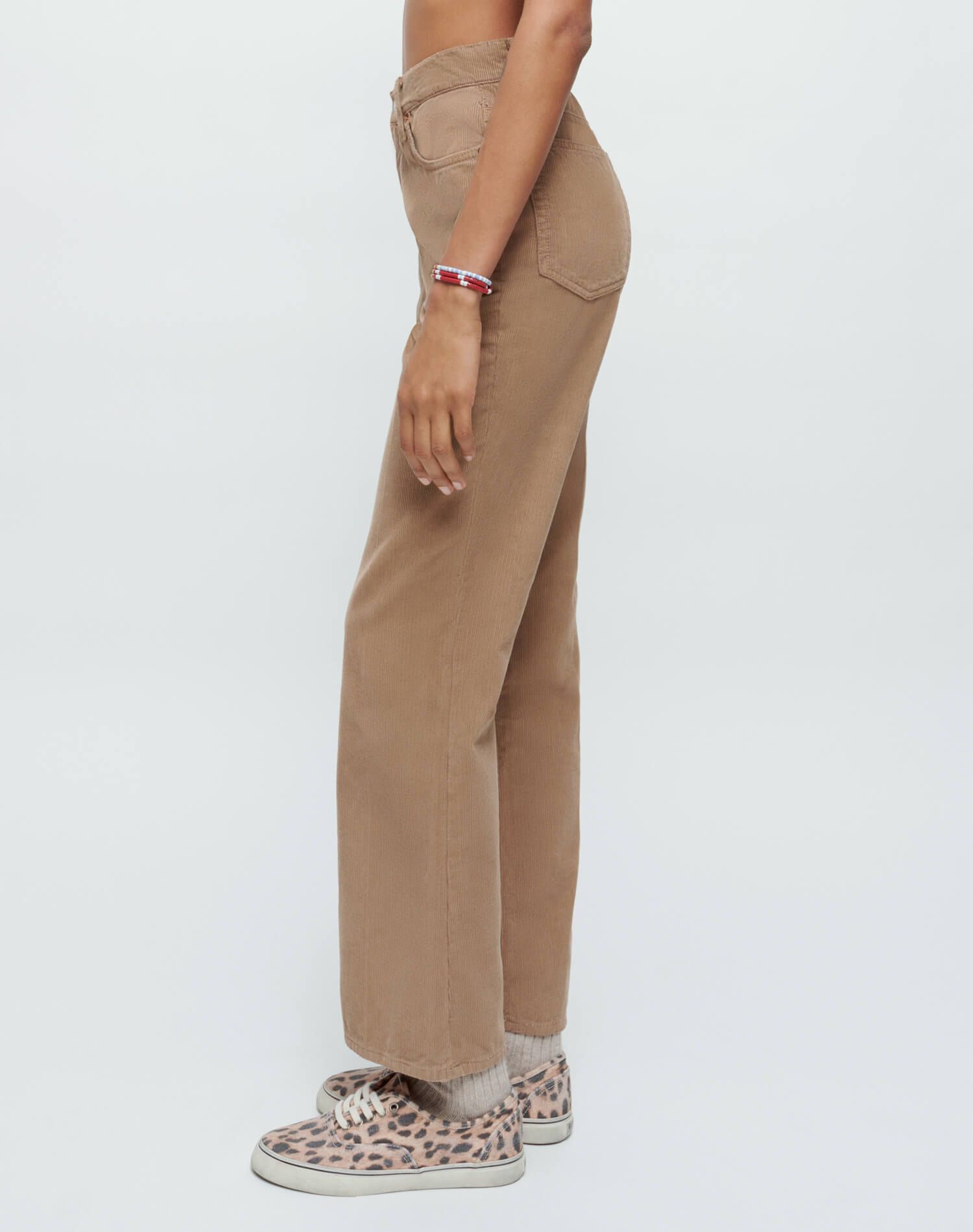 70s Corduroy Loose Flare - Washed Khaki sold by Re/Done product image thumbnail 5