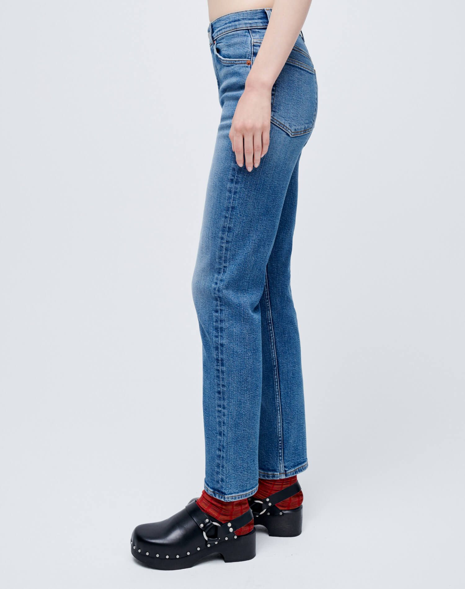 Extra Stretch 70s Straight - Laguna sold by Re/Done product image thumbnail 3