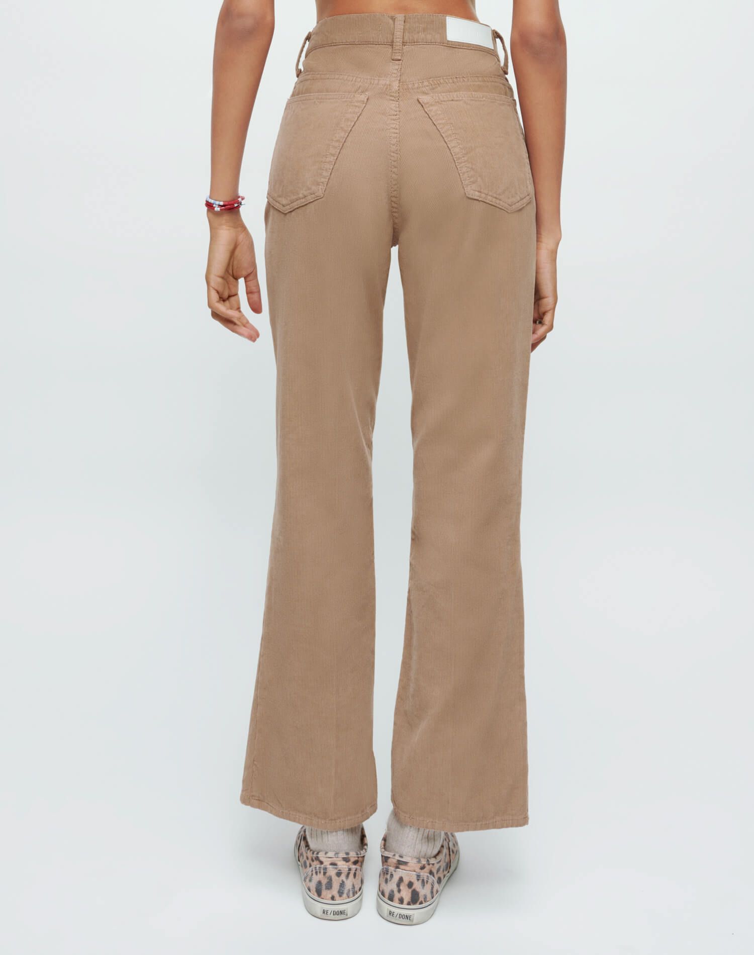 70s Corduroy Loose Flare - Washed Khaki sold by Re/Done product image thumbnail 6