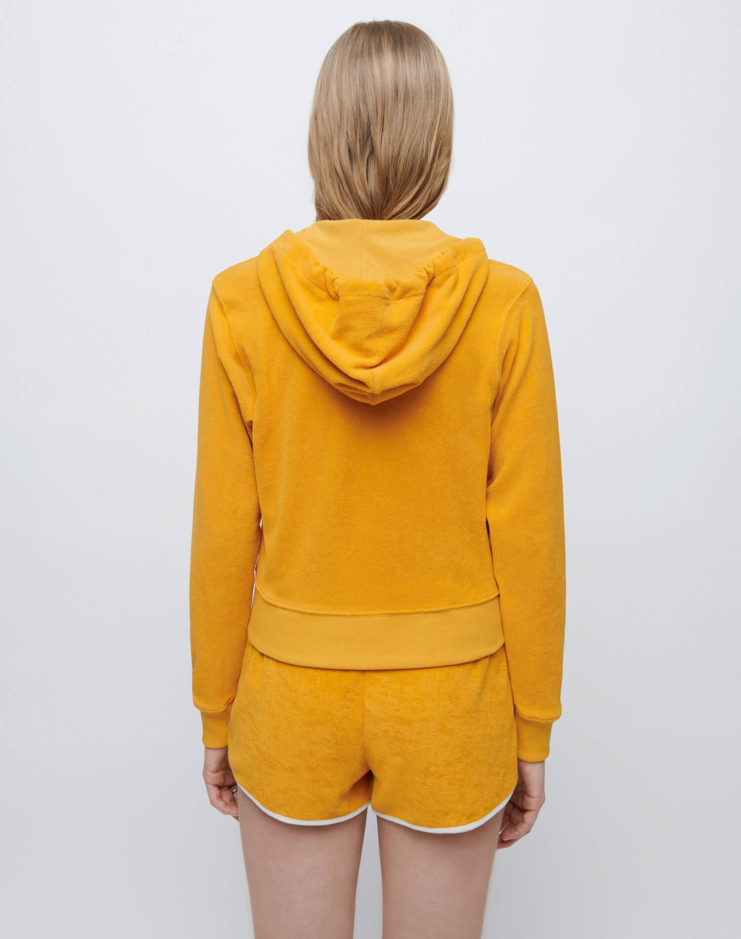 90s Zip Up Terry Hoodie - Marigold sold by Re/Done product image thumbnail 7