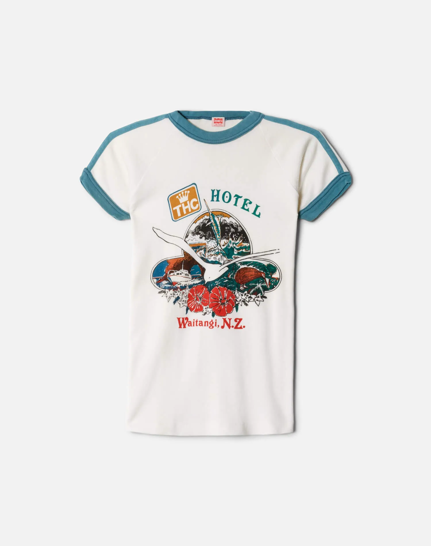 60s Hanes THC Hotel Tee sold by Re/Done