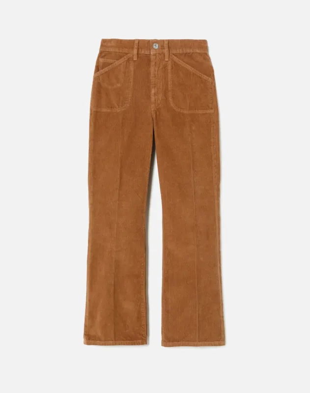 70s Corduroy Loose Flare - Tan Cord sold by Re/Done