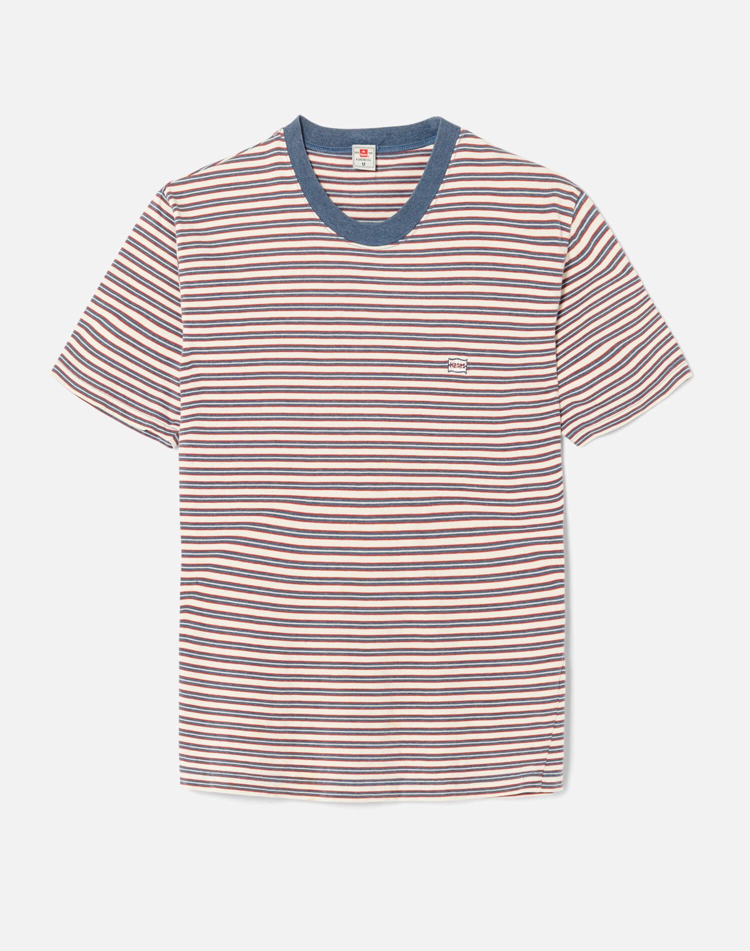 1990s Striped Hanes Logo Tee - #118 sold by Re/Done