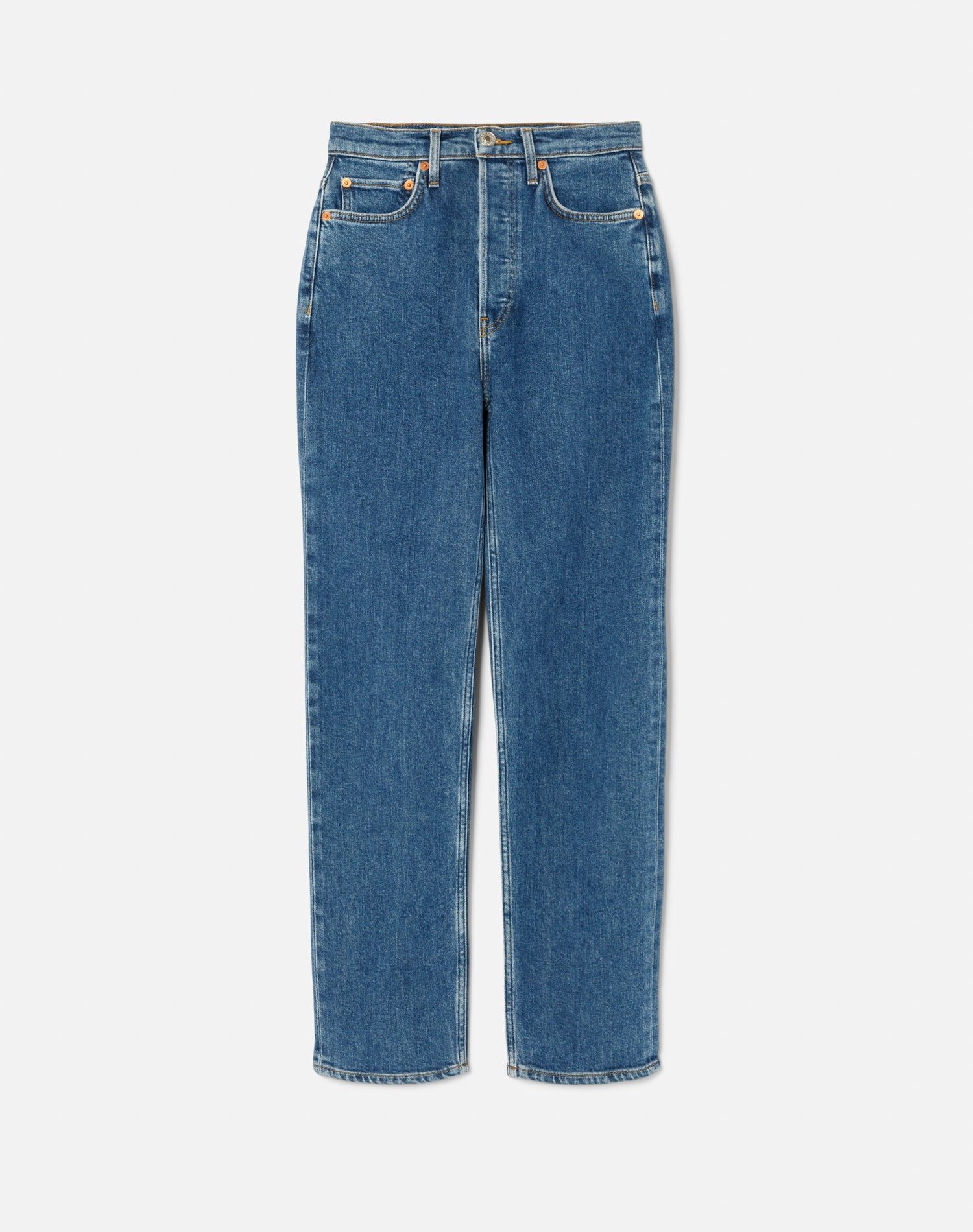 Comfort Stretch Ultra High Rise Stove Pipe - Western Rinse sold by Re/Done