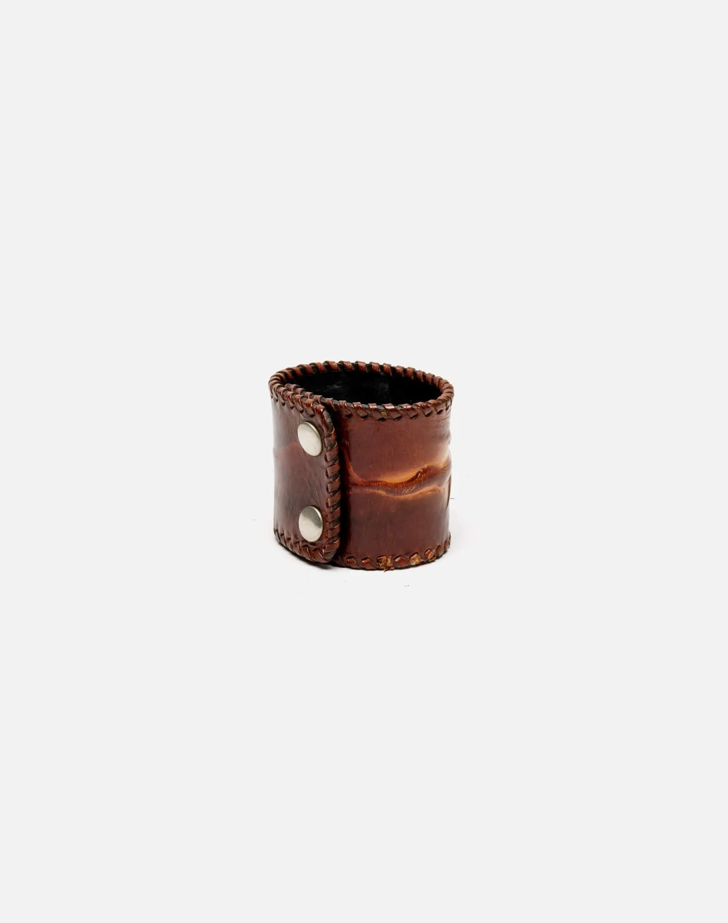 70s Leather Turquoise Cuff sold by Re/Done product image thumbnail 2