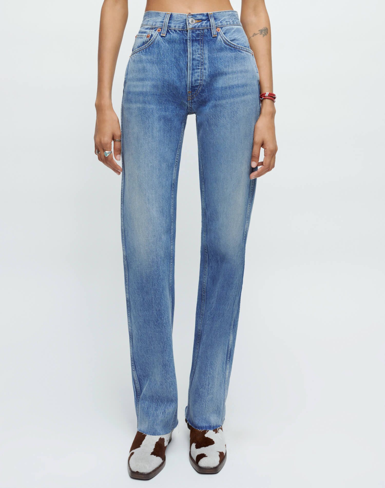 High Rise Loose - Medium Vain sold by Re/Done product image thumbnail 5