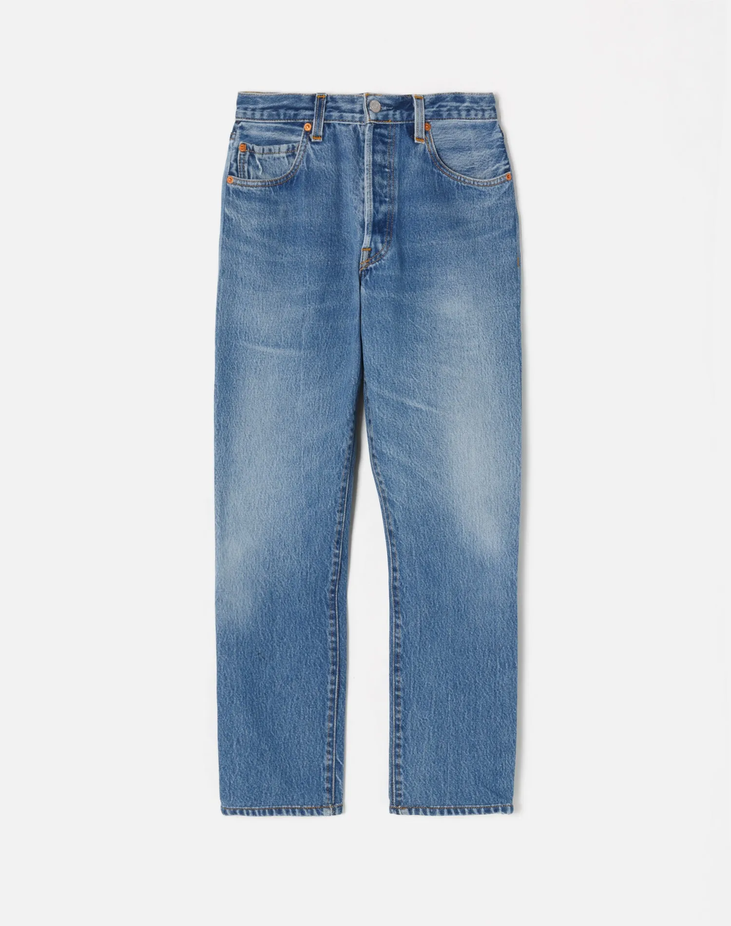 Levi's High Rise Ankle Crop - Indigo sold by Re/Done