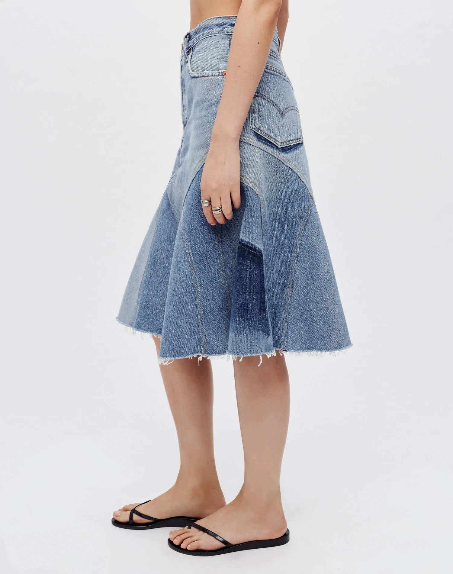 Levi's Engineered Seamed Skirt sold by Re/Done product image thumbnail 3