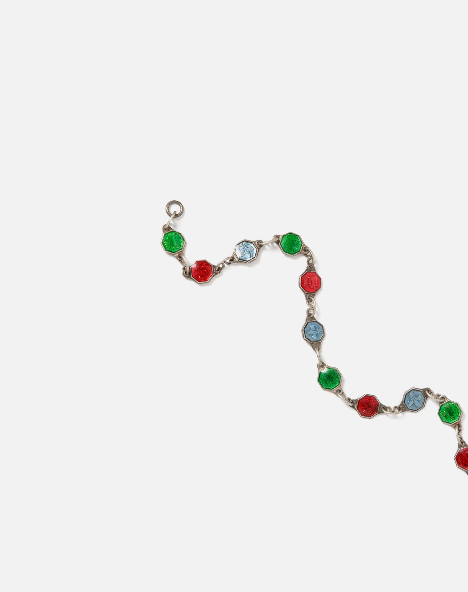 40s Sterling And Enamel Bracelet sold by Re/Done product image thumbnail 2